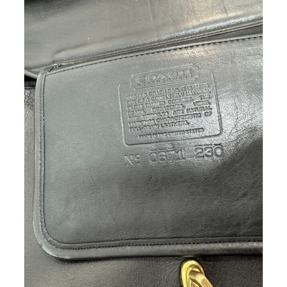 Coach Vintage Classic Metropolitan Crossbody Briefcase Leather 5180 - Picture 5 of 16